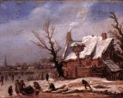 艾萨亚斯 凡 德 维尔德 : Winter Landscape